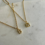 Bedazzeld Initial Necklace - LAST CHANCE, DISCONTINUED