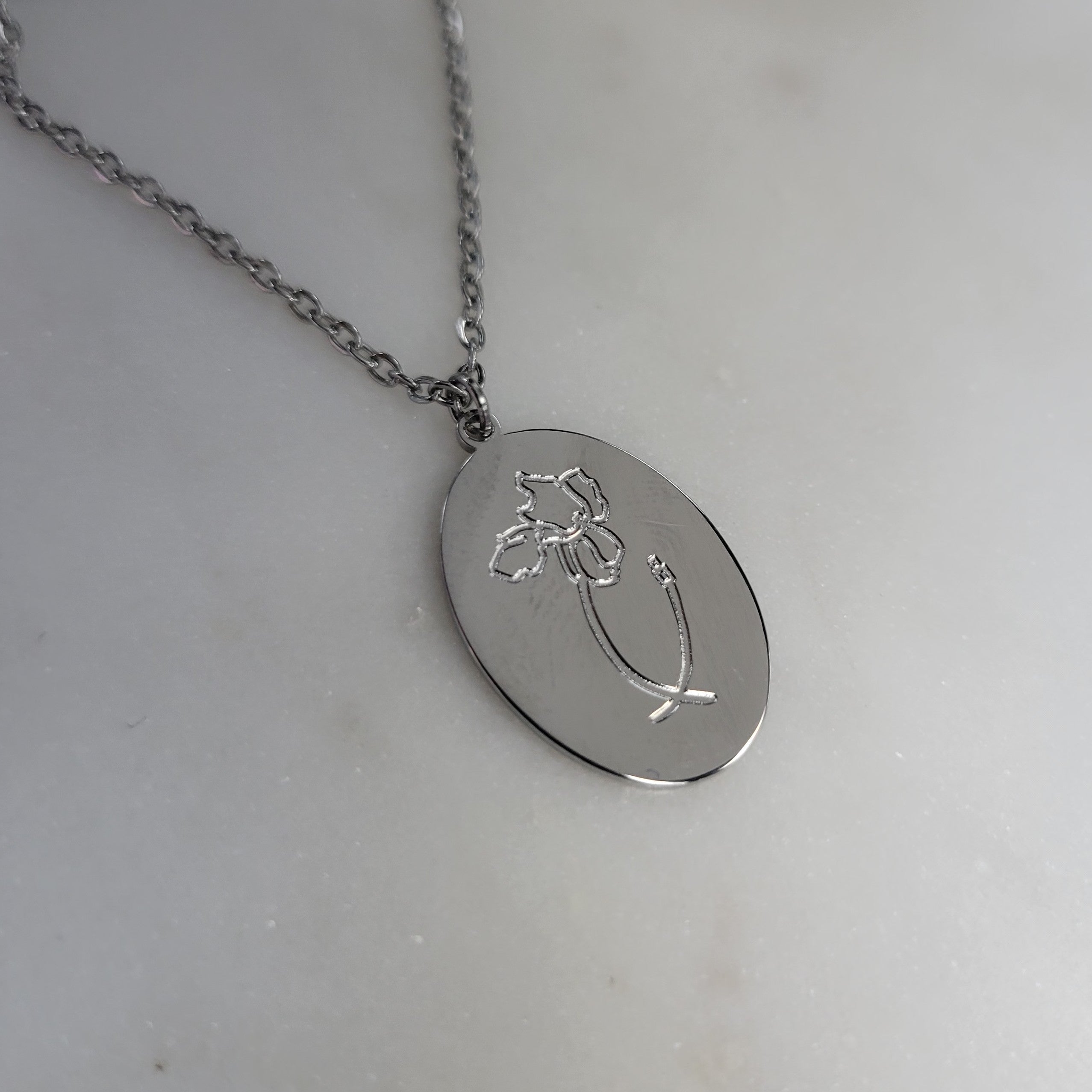 Birth Month Flower Necklaces