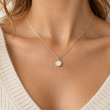 Round Memorial Necklace