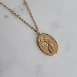 Birth Month Flower Necklaces