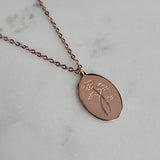 Birth Month Flower Necklaces
