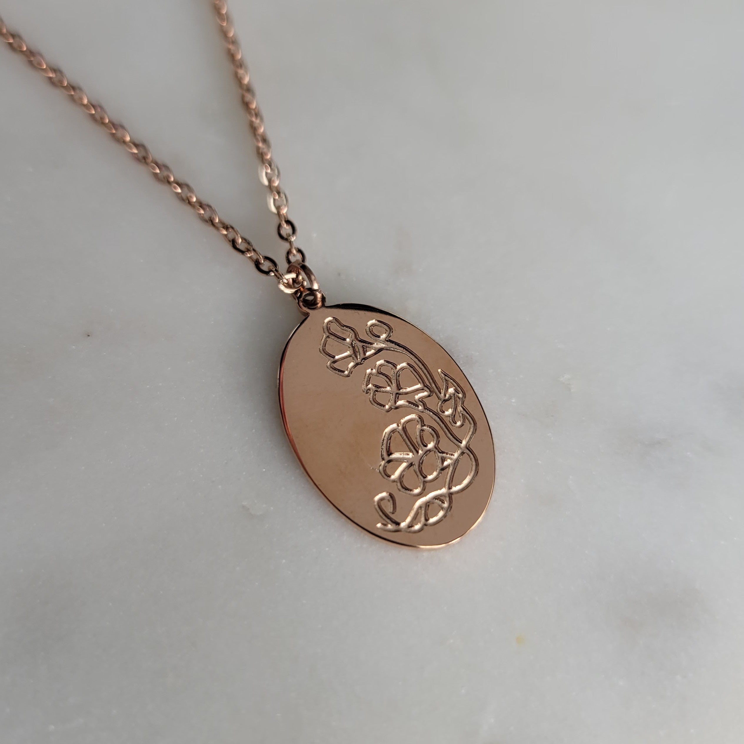Birth Month Flower Necklaces
