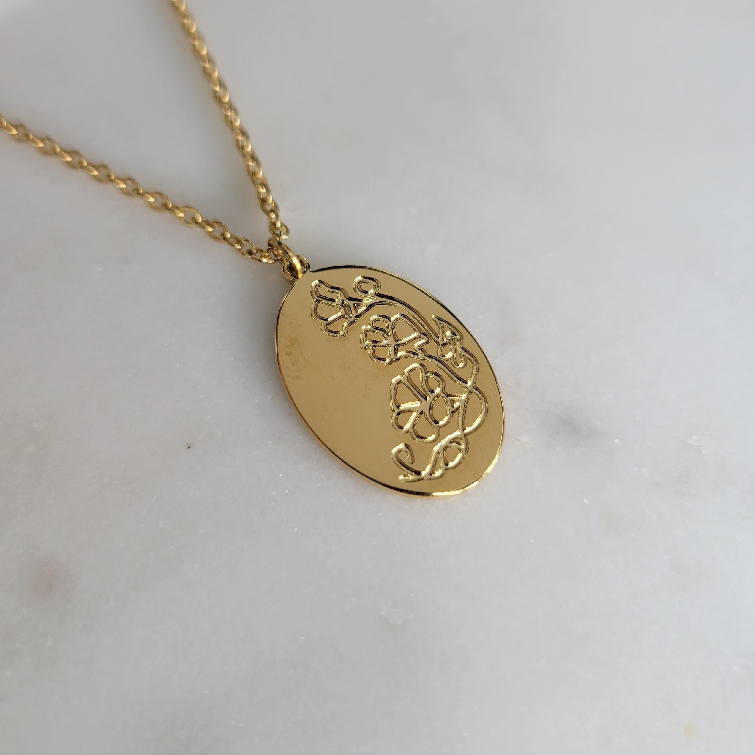 Birth Month Flower Necklaces
