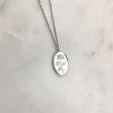 Birth Month Flower Necklaces