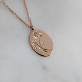 Birth Month Flower Necklaces