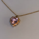 Pink Heart Necklace