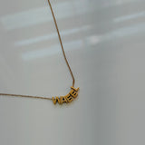 Block Name Necklace