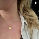 Silhouette Initial Necklace