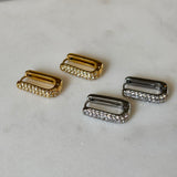 Glam Rectangle Hoops