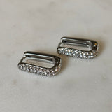 Glam Rectangle Hoops