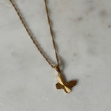 Golden Muse Butterfly Necklace