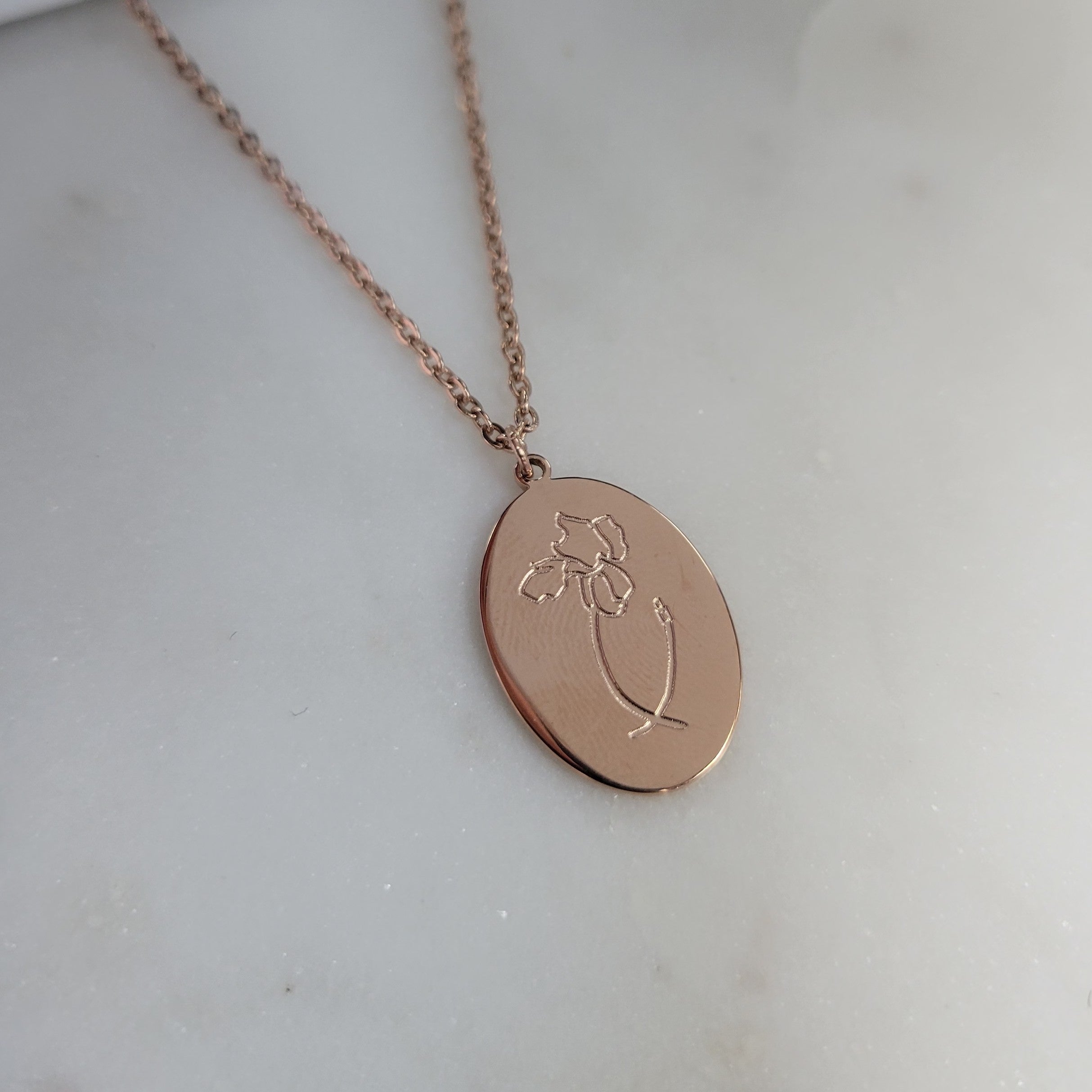 Birth Month Flower Necklaces