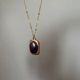 Violet Pendant Necklace