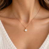 Round Memorial Necklace
