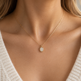 Oval Memorial Necklace