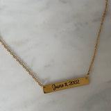 Custom Text Necklace