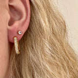 Glam Rectangle Hoops