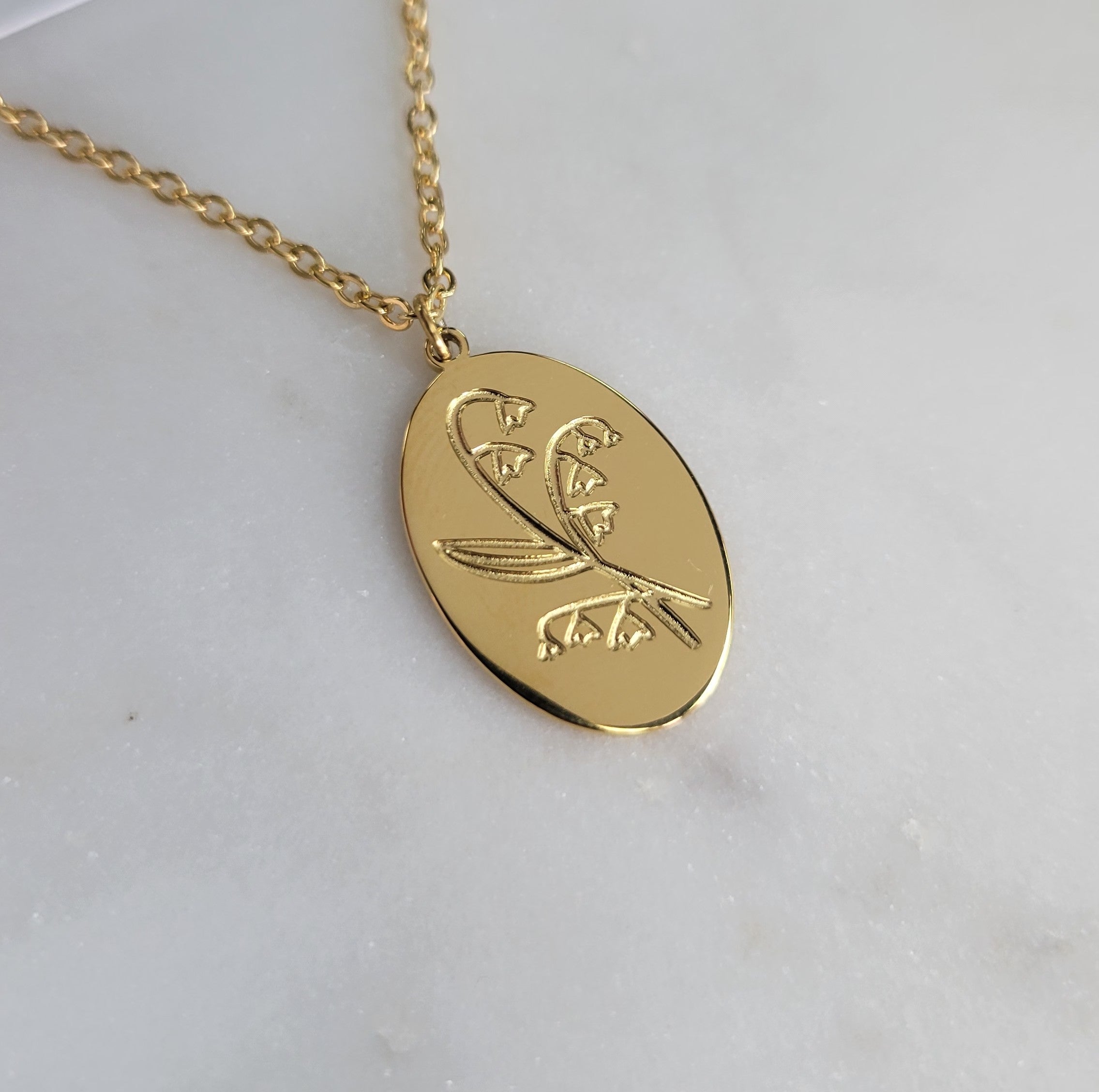 Birth Month Flower Necklaces