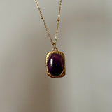 Violet Pendant Necklace
