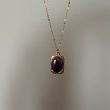 Violet Pendant Necklace