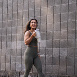 NFF Empower High-Waisted Olive Leggings