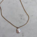 Freshwater Pearl Cable Chain