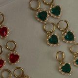 Holiday Heart Huggies