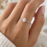 Oval Memorial Ring