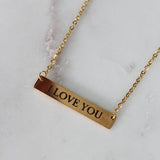 Custom Text Necklace