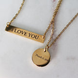 Custom Text Necklace