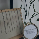 Stainless Steel Permanent Bracelet or Anklet Deposit (Non-refundable)