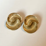 Swirl Statement Stud