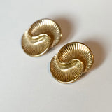 Swirl Statement Stud