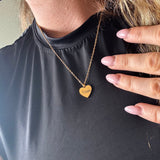 Mama Engraved Heart Necklace
