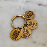 Pet Portrait Keychain