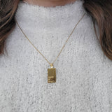 Rectangle Pendant Necklaces