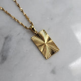 Rectangle Pendant Necklaces