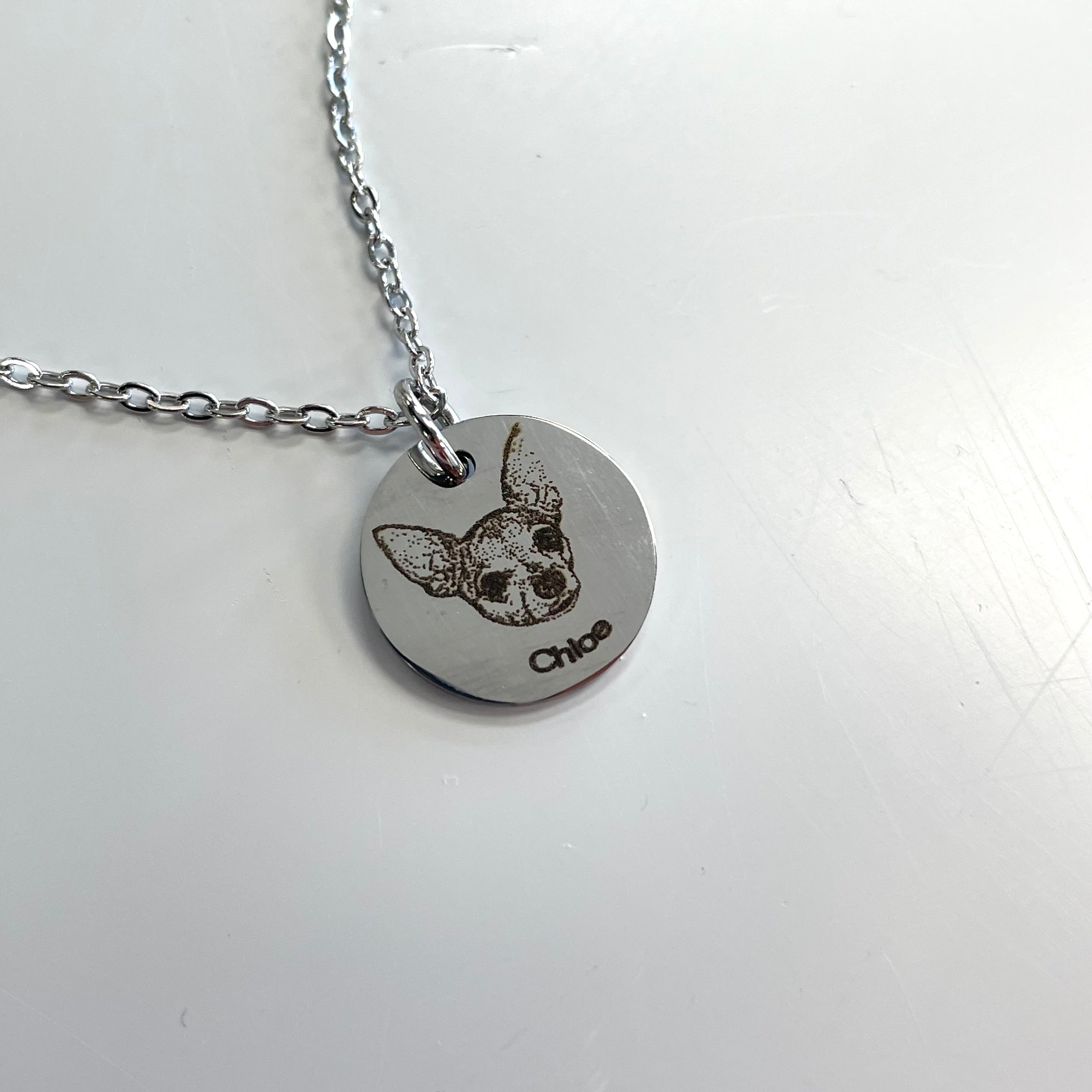 Pet Portrait Necklace Pre-order