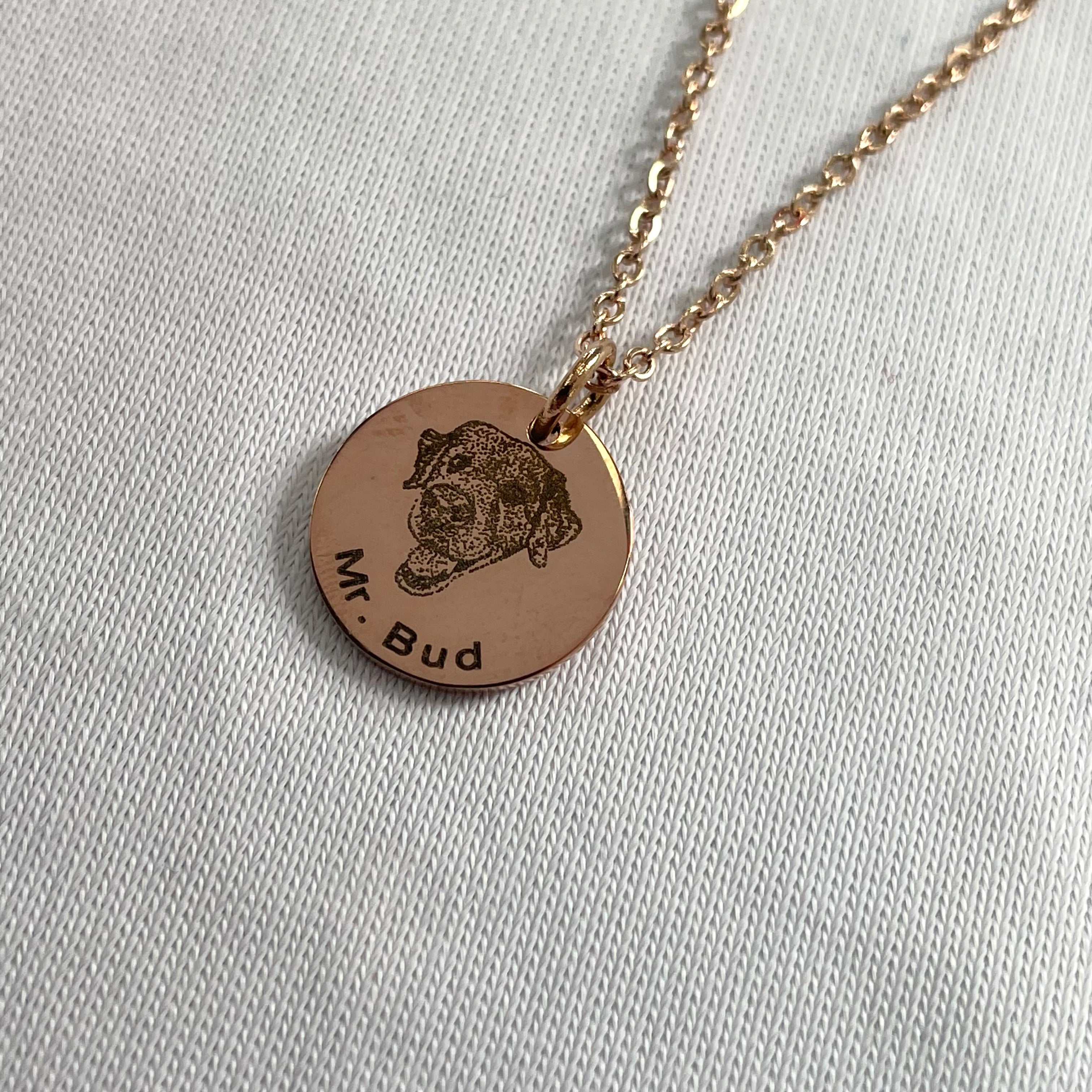 Pet Portrait Necklace Pre-order
