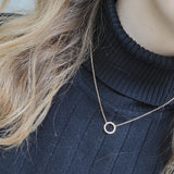 Dainty Circle Necklace
