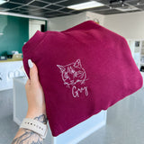 Pet Portrait Embroidery Crewneck