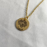 Pet Portrait Necklace Pre-order