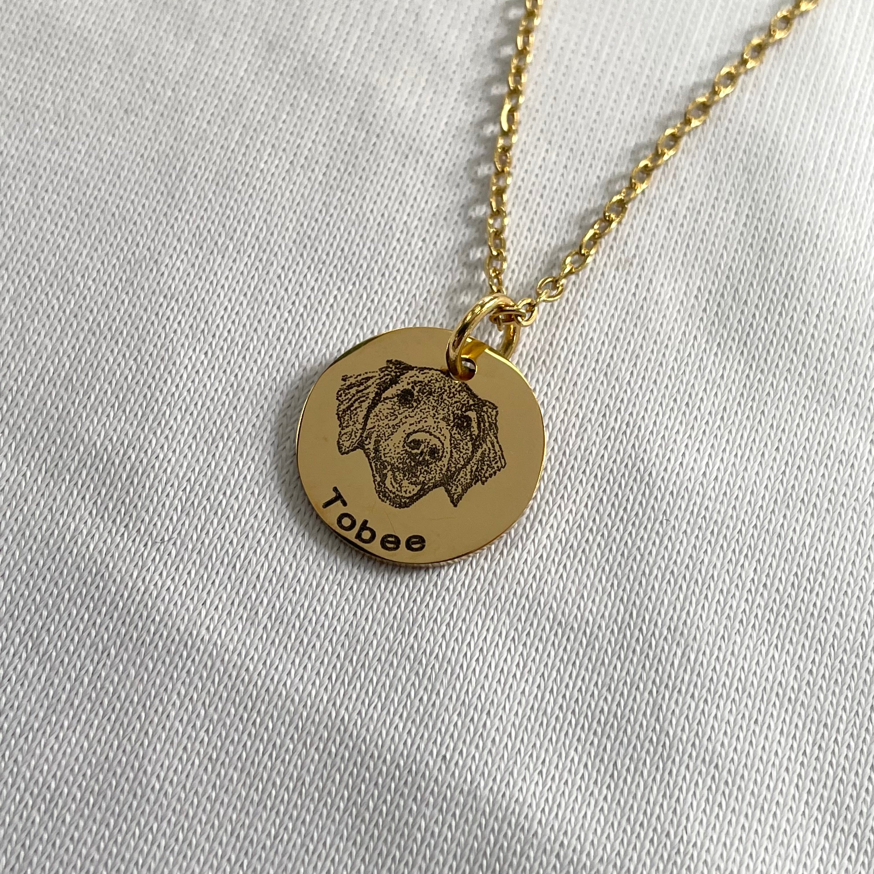 Pet Portrait Necklace Pre-order